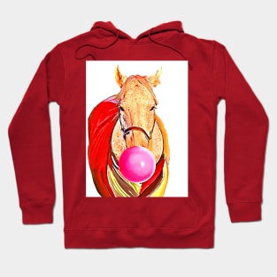 Bubblegum Horse Hoodie